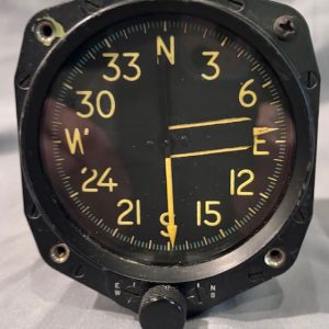 Original WWII US Navy Mark 10X Aircraft Compass – BuAero – Kollsman – Kingfisher