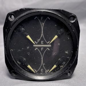 WWII SBD Dauntless Fuel Gauge – General Electric – Working – Excellent Condition