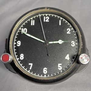 WWII Soviet Aircraft Clock – LaGG-3 / LaGG-5 Fighter – Working – Extremely Rare