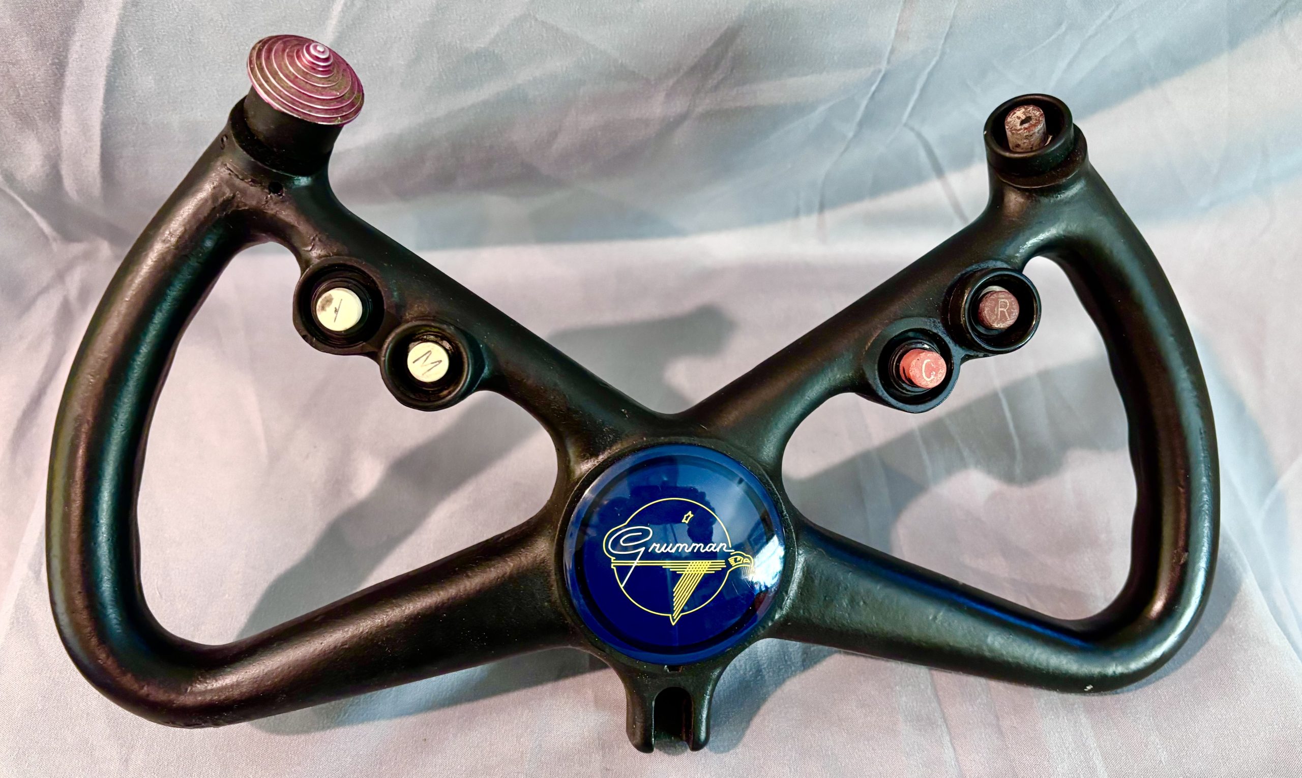 Grumman S-2 Tracker Control Yoke – Original Naval Aircraft Part – Display/Restoration