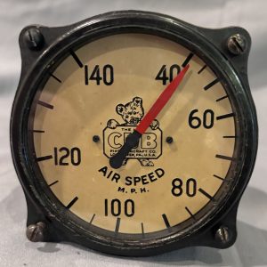 WWII USAAF Piper L-4A Cub Airspeed Indicator – Working