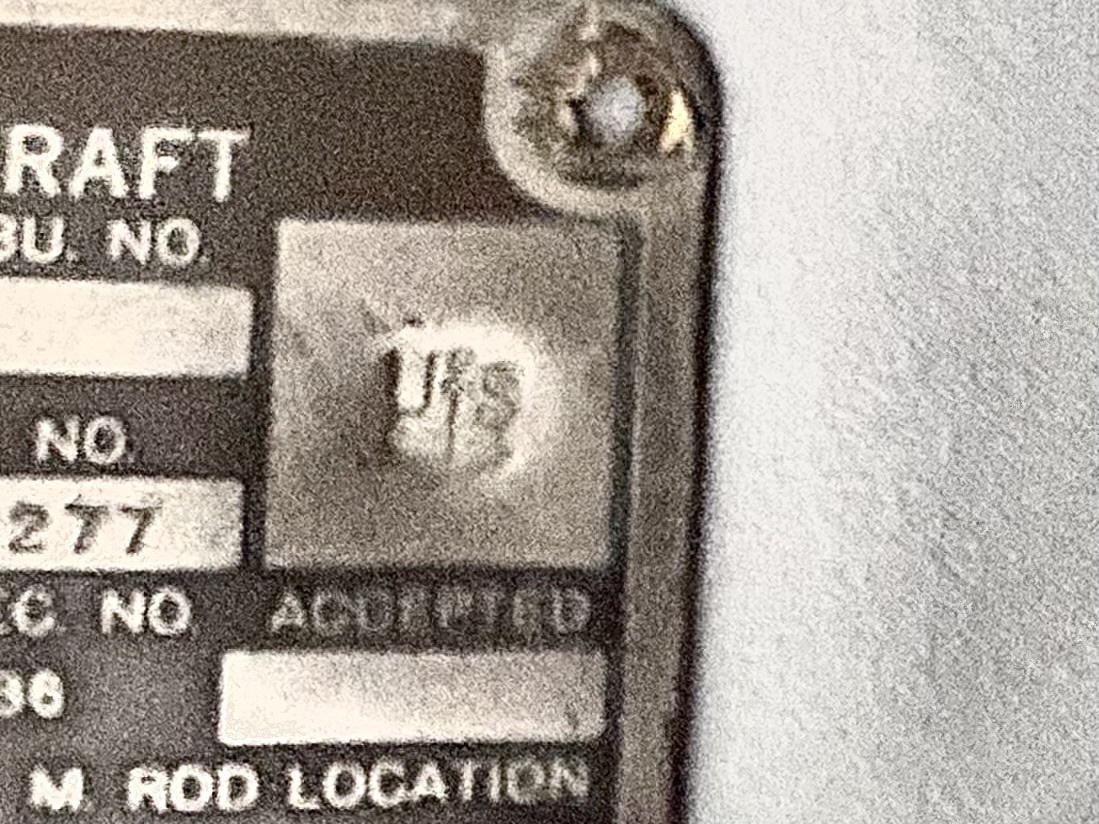 Authentic Pratt & Whitney R-1830-94 Twin Wasp Data Plate – PB4Y-2 Privateer – US Navy WWII Other Strong Options: - Image 2