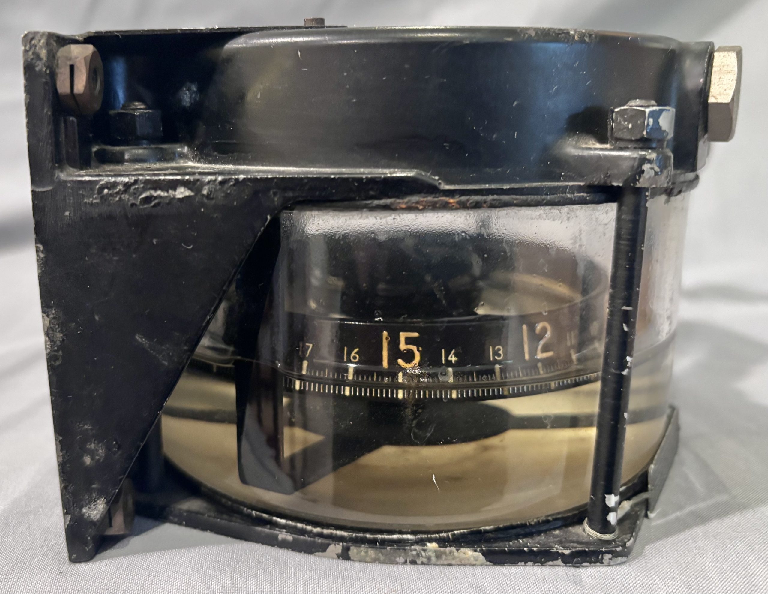 Original WWII Mark IX Aircraft Compass – PBY Catalina – Working – Needs Fluid - Image 2
