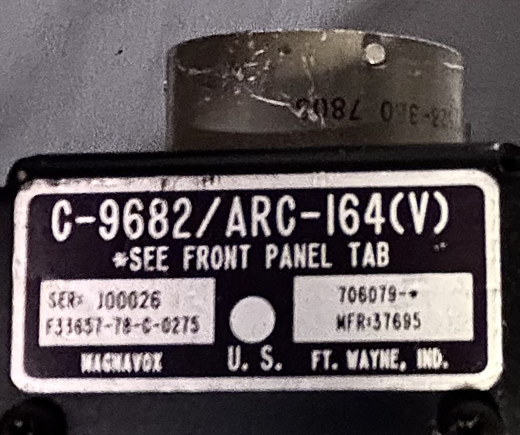 UH-60 Blackhawk Control Adaptor Switching Unit C-9682/ARC-164(V) – Working – Very Uncommon - Image 7