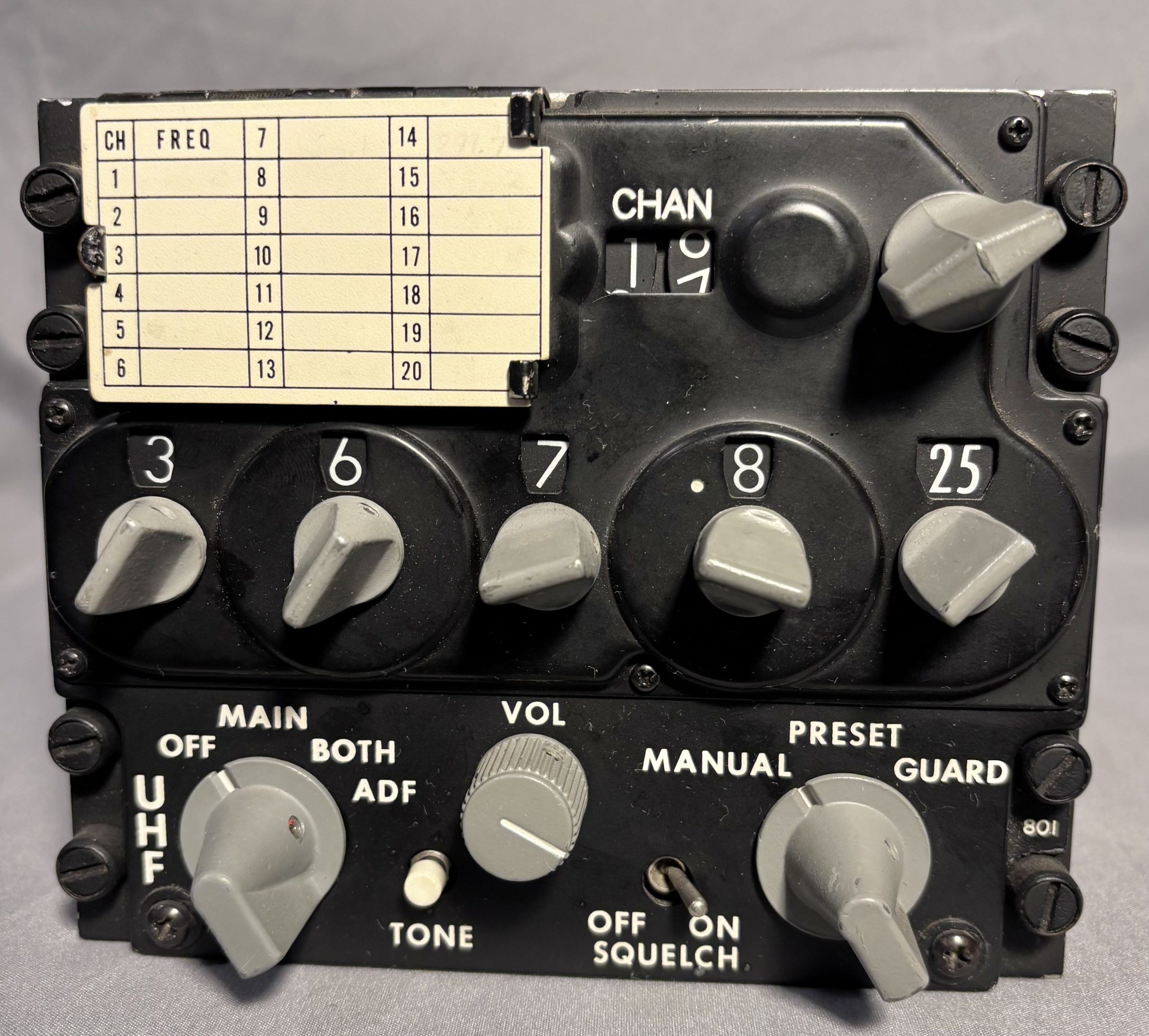 UH-60 Blackhawk Control Adaptor Switching Unit C-9682/ARC-164(V) – Working – Very Uncommon - Image 5
